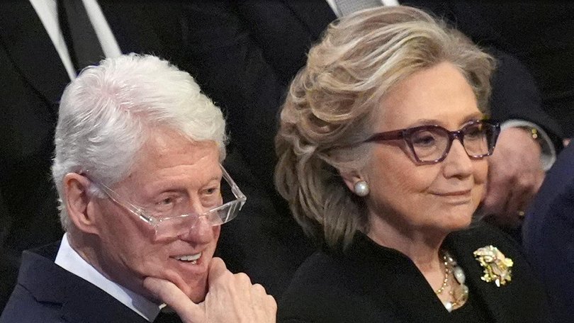 The Clintons say they are being being targeted for politically partisan reasons (AP PHOTO)