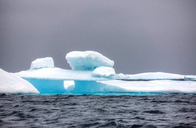 Ice floe in the Northwest Passage near Somerset Island.