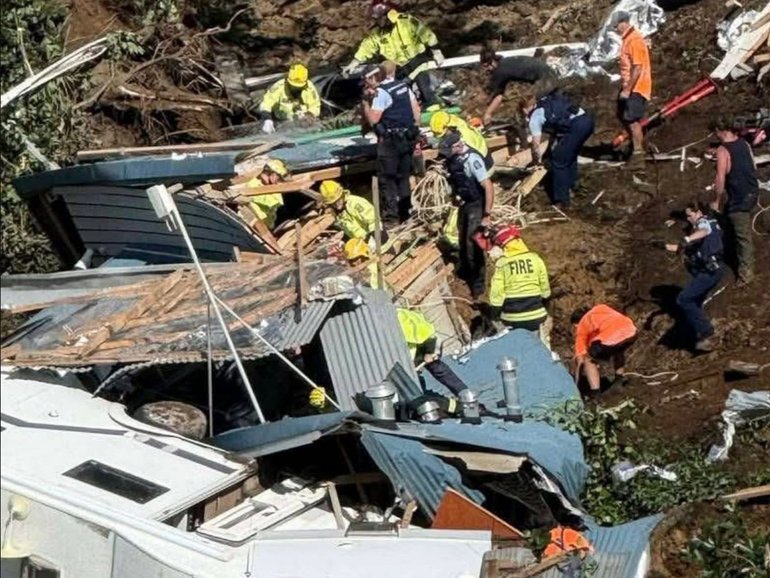 Several people are missing after landslides struck New Zealand.