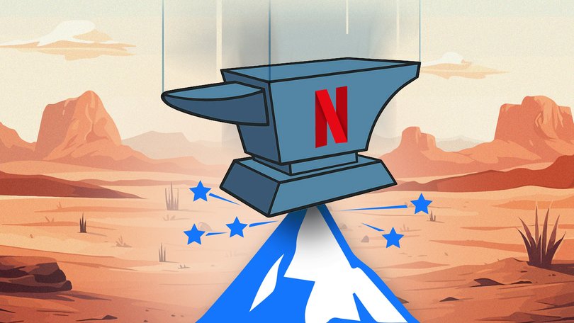 With its cash offer, Netflix dropped a giant cartoon anvil on Paramount.