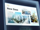 Concept art for ’New Gaza’ shown by Jared Kushner at a signing ceremony for the proposed Board of Peace, during the World Economic Forum in Davos, on Thursday, January 22, 2026. 