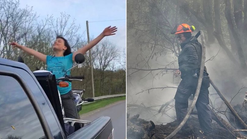 Todd said his daughter worked hard so she could play hard, and was proud of her work as a firefighter.