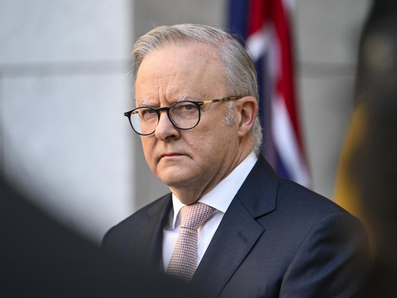 Prime Minister Anthony Albanese is ‘considering’ his Board of Peace invitation. Picture: NewsWire / Martin Ollman