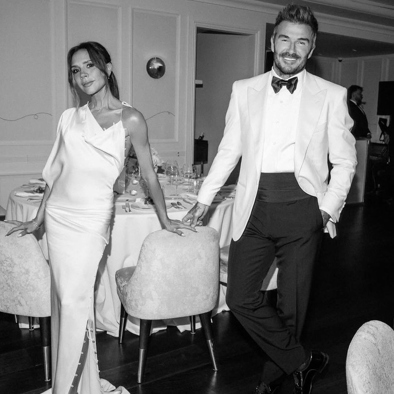David and Victoria Beckham.