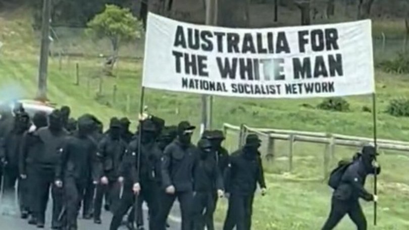 The neo-Nazi group Nationalist Socialist Network said it would disband. Picture: NCA NewsWire