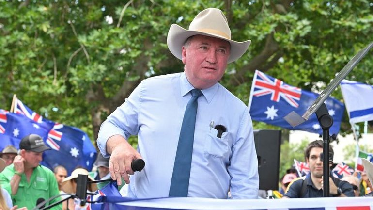 One Nation MP Barnaby Joyce has revealed who he hears has the numbers to challenge Sussan Ley. 