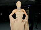 Kim Kardashian, in a gown from Maison Margiela, at the Academy Museum Gala in Los Angeles, October 18, 2025.