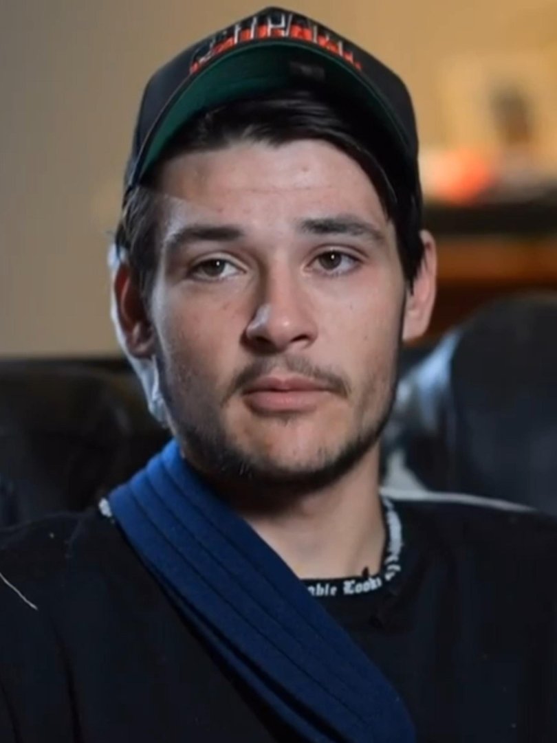 Kaleb Macqueen was seriously injured in the Lake Cargelligo shooting. Picture: Nine News