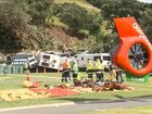 Recovery crews have returned to a North Island campground landslide site where six people are feared to have died, after work was paused over safety concerns.