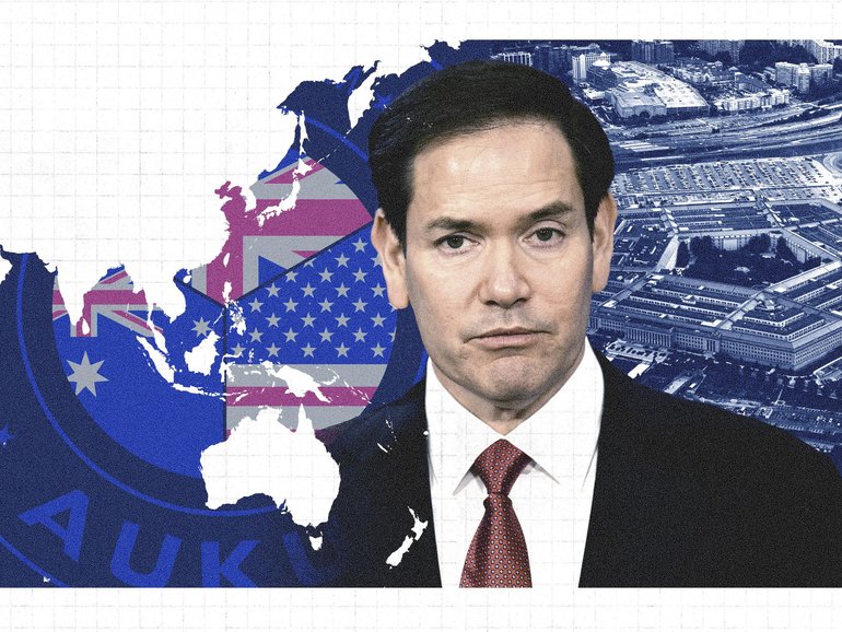 Secretary of State Marco Rubio’s glowing comments about AUKUS seem at odds with the tough language from the Pentagon’s latest defence blueprint.