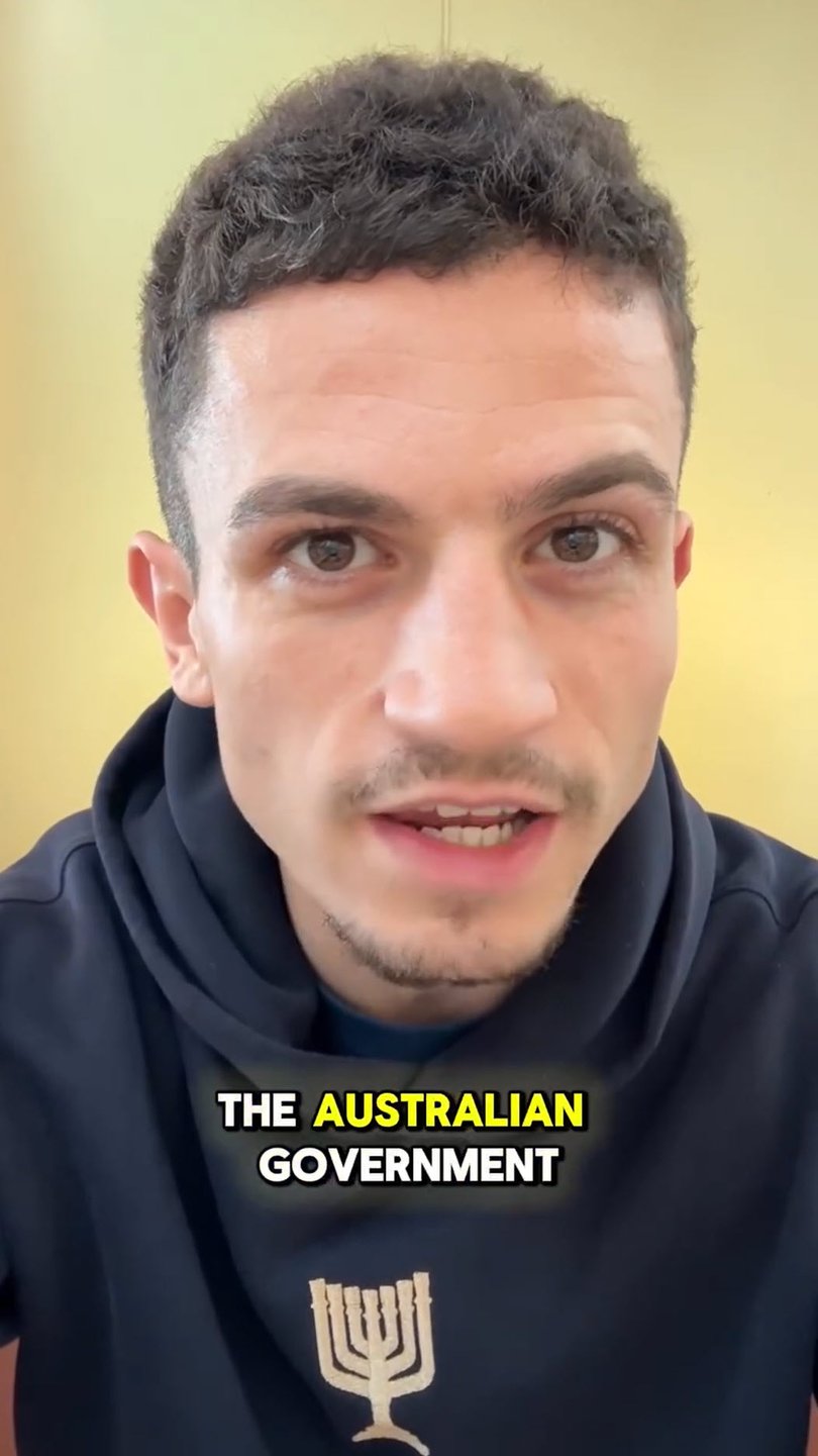 Jewish social media influencer Sammy Yahood whose visa to come to Australia has been cancelled. Picture: Unknown