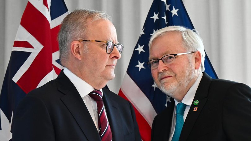 Anthony Albanese has refused to rule out his government backing a possible second attempt by Kevin Rudd to become United Nations secretary general.