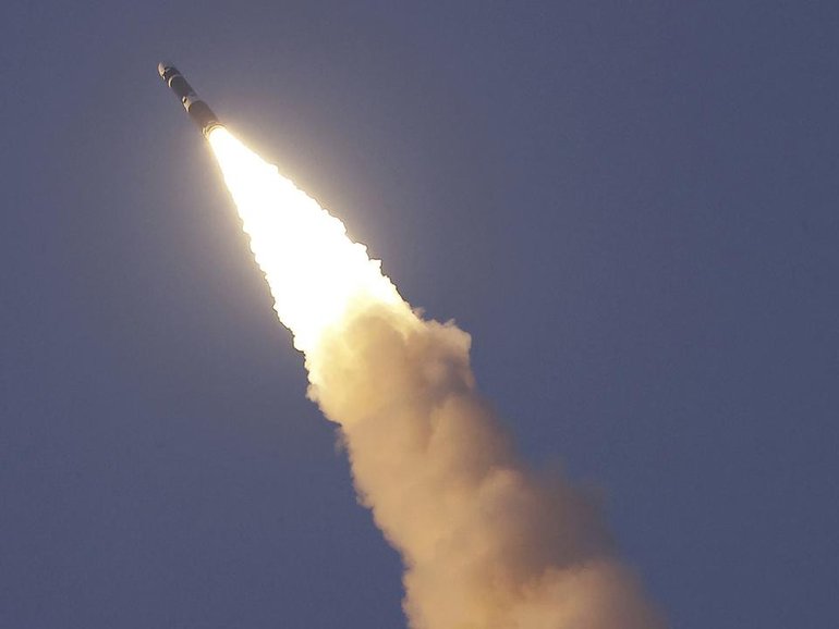 North Korea has fired off two missiles from its east coast, according to Japan's Coast Guard. (AP PHOTO)