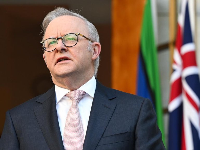 Anthony Albanese will highlight Australia's contributions to East Timor during his visit. (Lukas Coch/AAP PHOTOS)