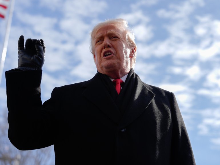 Donald Trump has cast blame on Alex Pretti for carrying a gun before he was fatally shot.