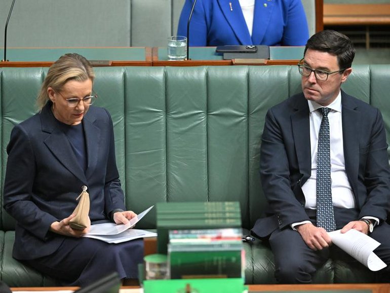 The rift between Sussan Ley and David Littleproud is unlikely to be bridged anytime soon. (Mick Tsikas/AAP PHOTOS)