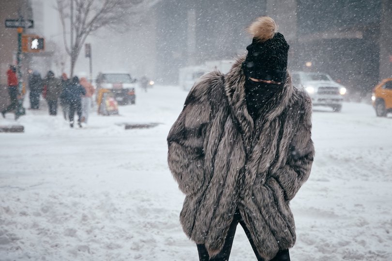 NEW YORK, NEW YORK - JANUARY 25: A woman walks during a snowstorm on January 25, 2026 in New York City. A massive winter storm is bringing frigid temperatures, ice, and snow to nearly 200 million Americans. (Photo by Andres Kudacki/Getty Images) Picture: Andres Kudacki