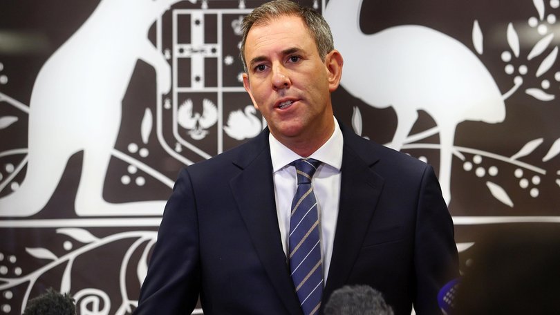 Treasurer Jim Chalmers during a press conference in Brisbane where he addressed inflation data.