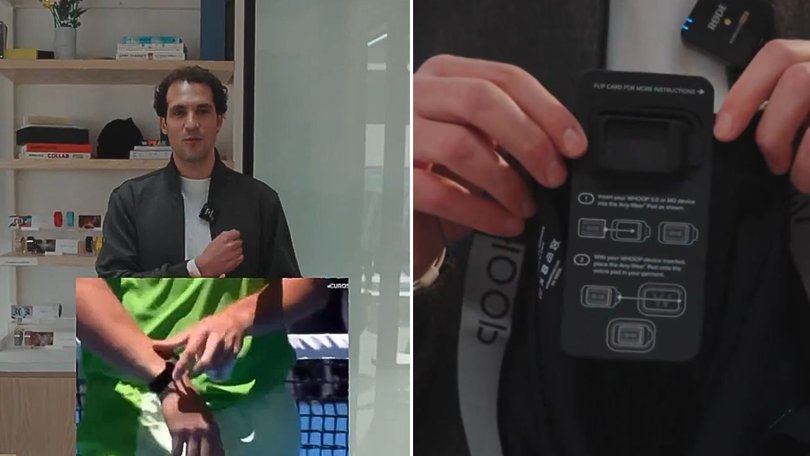 Whoop CEO Will Ahmed says you can wear his devices in your underpants.