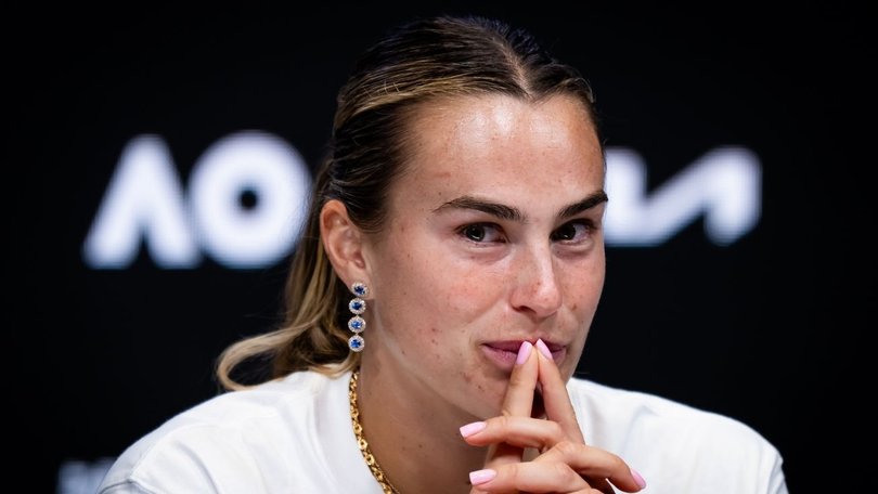 Women’s world No.1 Aryna Sabalenka is unhappy she has been forced to remove her fitness tracking during the Australian Open.