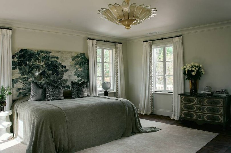 The bedrooms are generous in size and feature stylish architectural details.