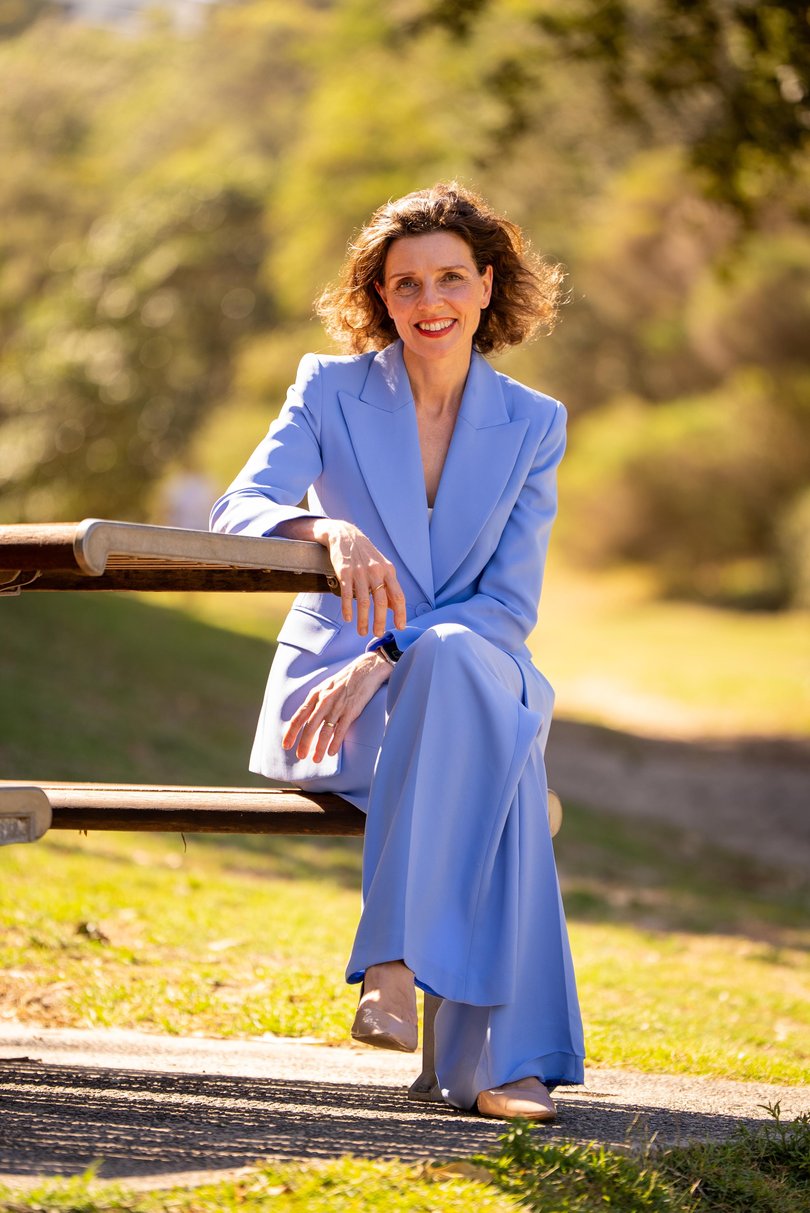 Allegra Spender pictured at Bronte Park in her Sydney electorate.