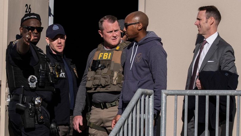 FBI agents have searched the Fulton County Election Hub and Operation Centre near Atlanta, Georgia. (AP PHOTO)