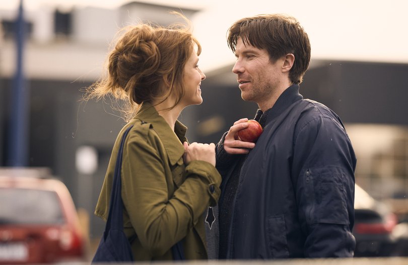 Teresa Palmer with Joe Dempsie in Addition.