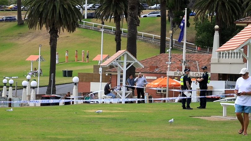 A man has been arrested after a woman’s body was found at a beach south-west of Melbourne.