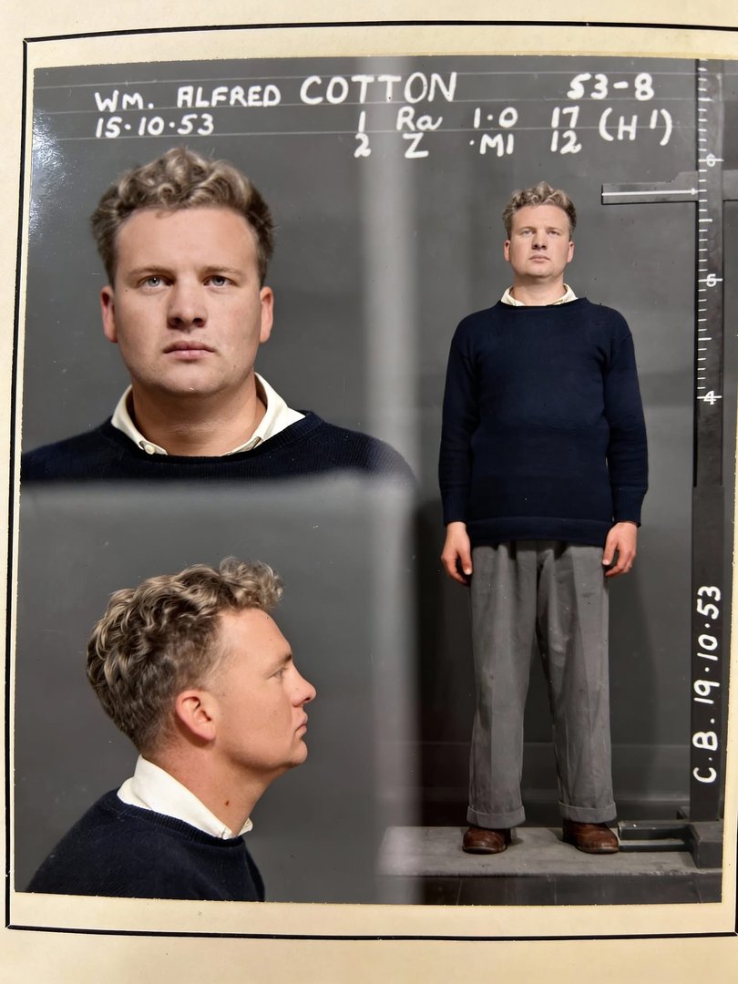 Bill Cotton’s mugshot.