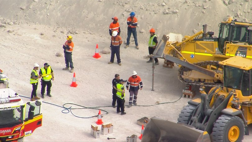 Workers were speaking with emergency services.