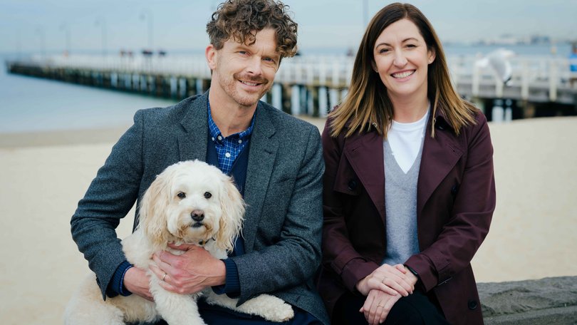 Leon Ford and Celia Pacquola in ABC series Dog Park.