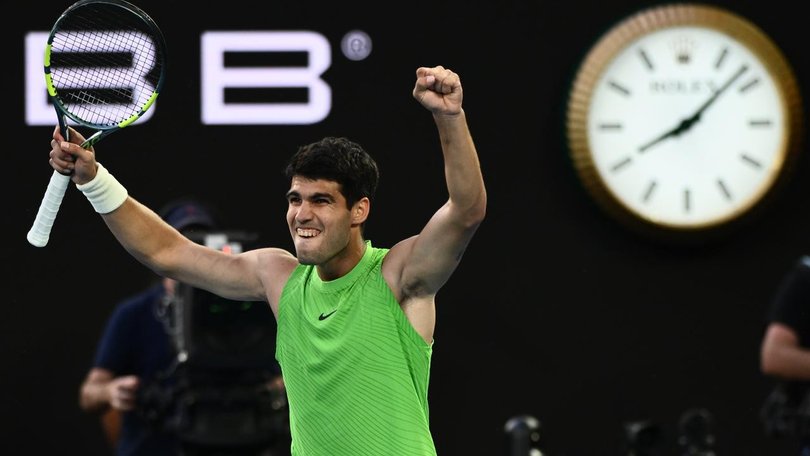 Carlos Alcaraz showed enormous grit to beat cramping and Alexander Zverev and reach the final. 