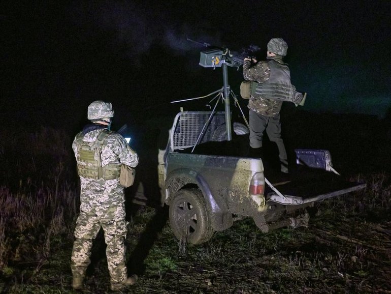 The Ukrainian army says Russian forces launched 111 drones in overnight attacks on Ukraine. 