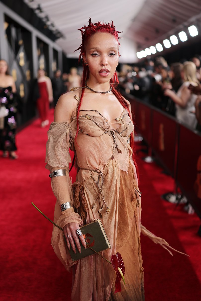 LOS ANGELES, CALIFORNIA - FEBRUARY 01: FKA twigs attends the 68th GRAMMY Awards on February 01, 2026 in Los Angeles, California. (Photo by Neilson Barnard/Getty Images for The Recording Academy)