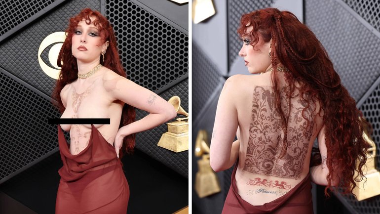 Chappell Roan has officially outdone herself — and the Grammys red carpet — with her boldest look yet. 