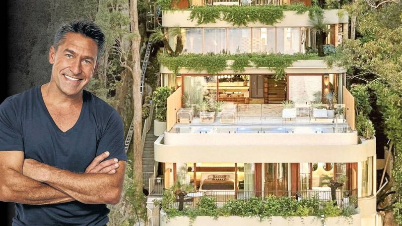 TV show host and landscape designer Jamie Durie is selling his six-level mansion in Sydney's Northern Beaches. Picture Instagram/supplied