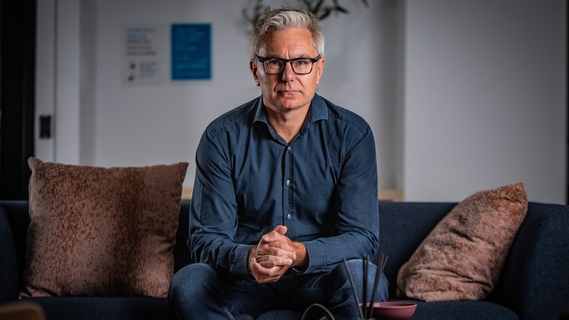 Cyber safety company Family Zone's Tim Levy pictured at his St Georges Terrace office.