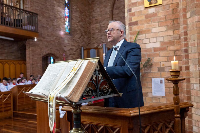 The Prime Minister Anthony Albanese adressed the Ecumenical Worship service marking the opening of the Federal Parliamentary year.