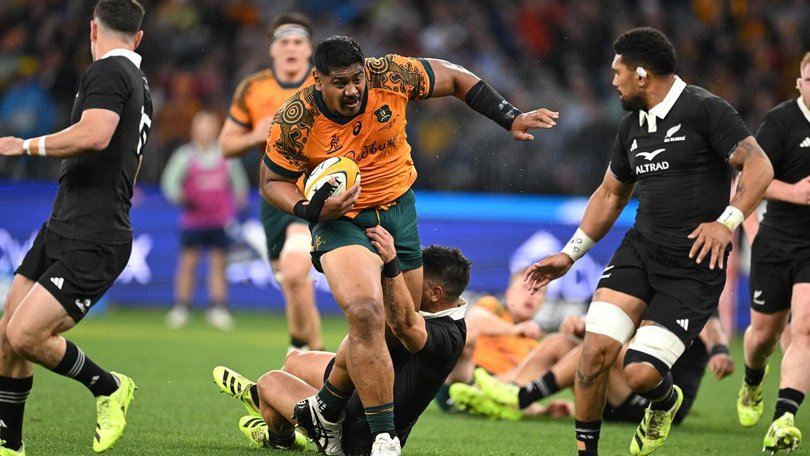 The Wallabies have been drawn in the same pool as New Zealand for next year's Rugby World Cup.  (Dave Hunt/AAP PHOTOS)