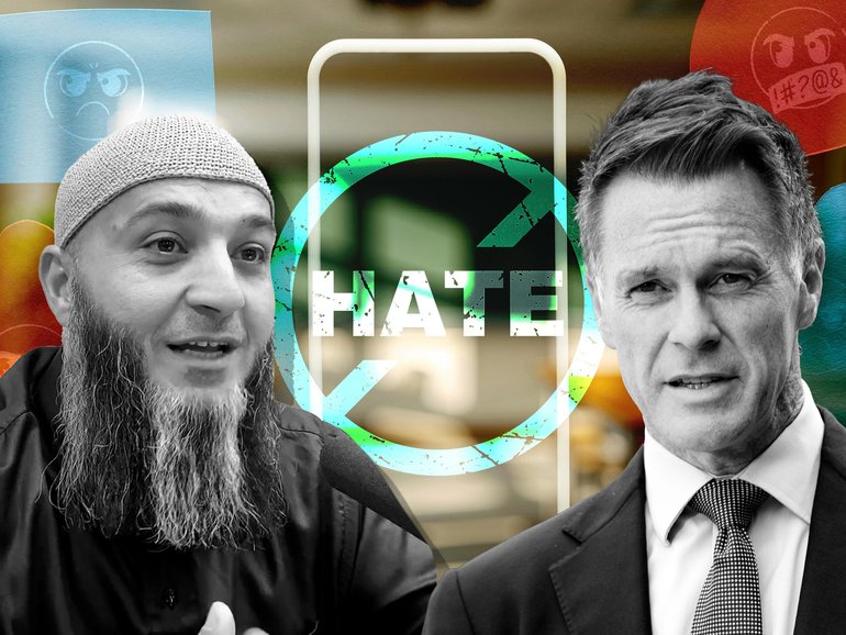 Abdulghani Albaf, left, has stepped down as Principal of New Madinah College in Young and NSW Premier Chris Minns, right, has revealed a new code of conduct for NSW schools.