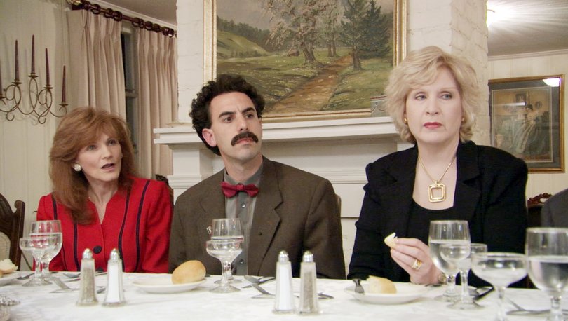 Sacha Baron Cohen in Borat.