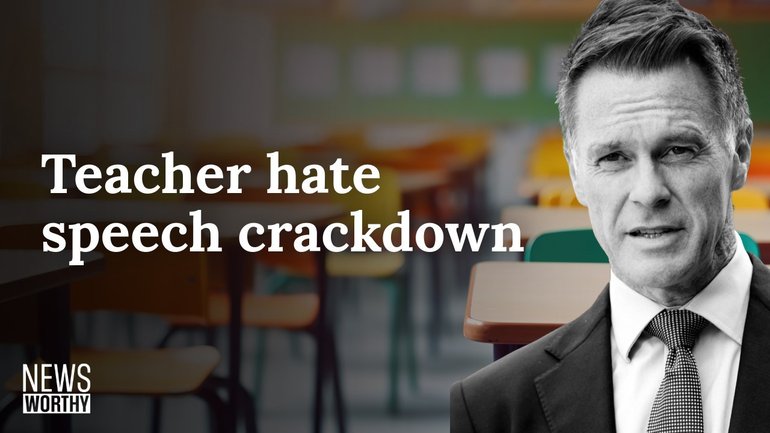 NEWS WORTHY: NSW can now FIRE hate speech teachers, principals. Plus, RBA rate hike & Clintons to testify in Epstein probe