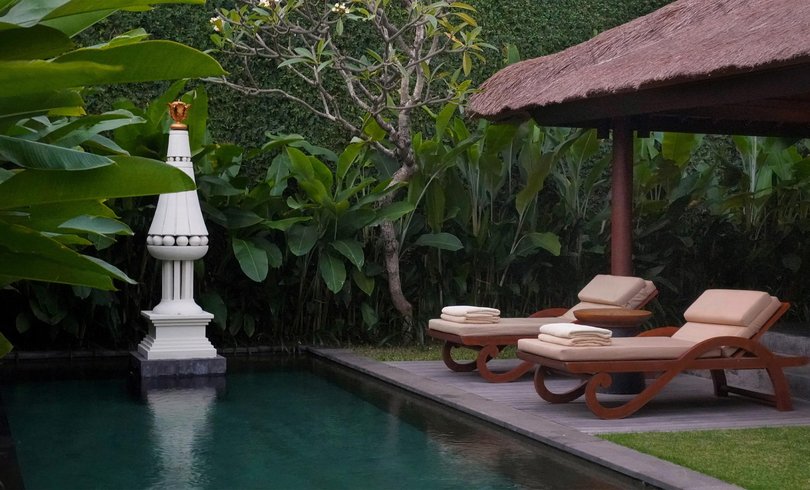 A villa at The Legian in Seminyak.