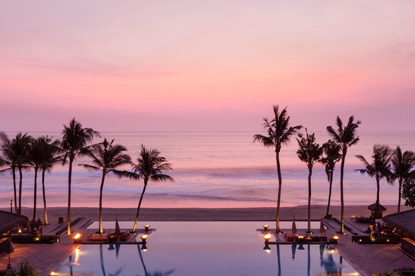 Sunset views at The Legian.