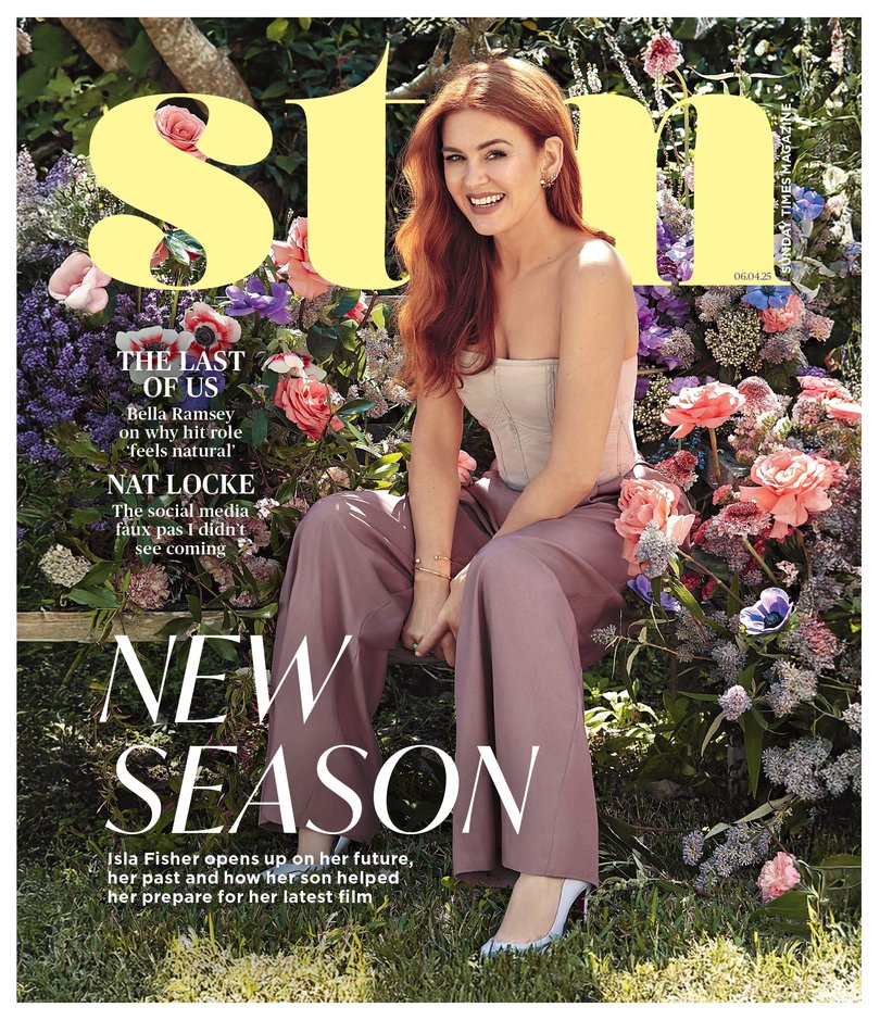 Isla Fisher on the cover of STM, April 6 2025.
