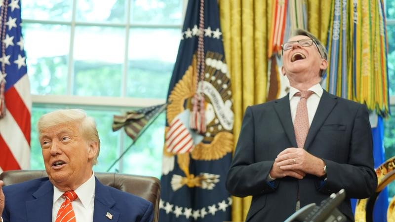 Former UK ambassador to the US Peter Mandelson is being investigated over links to Jeffrey Epstein. (AP PHOTO)