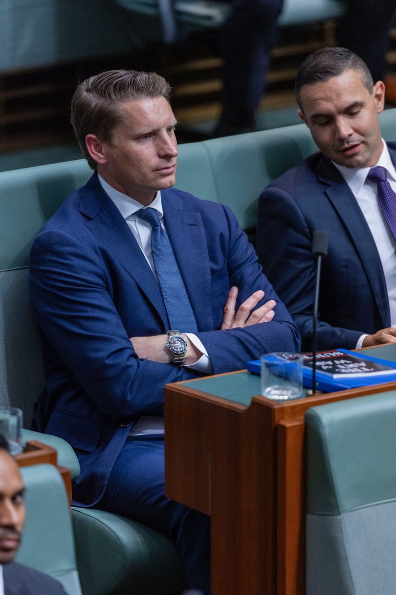 Andrew Hastie brought a specific book to Parliament on Wednesday.
