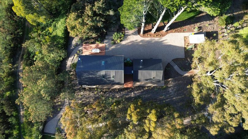 The homes are fully interconnectable even after the initial build is complete. Pic: Barn Home Design and Build.