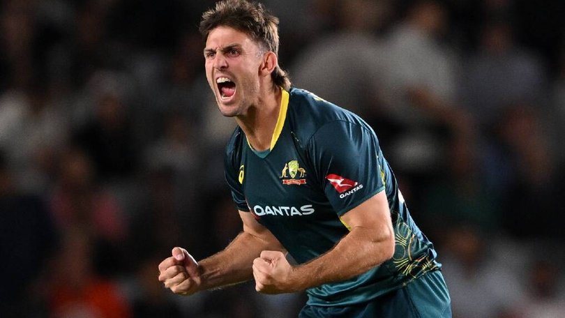Mitch Marsh in action. Getty